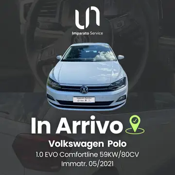 Usata VOLKSWAGEN Polo 1.0 Evo Comfortline 59Kw/80Cv [In Arrivo] Benzina